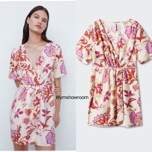 MANGO Crossover dress